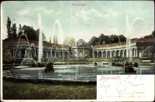 Ak Bayreuth in Oberfranken, Eremitage