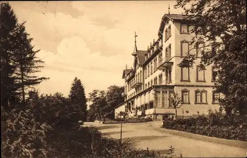 Ak Naurod Wiesbaden in Hessen, Kurhaus, Seitenansicht