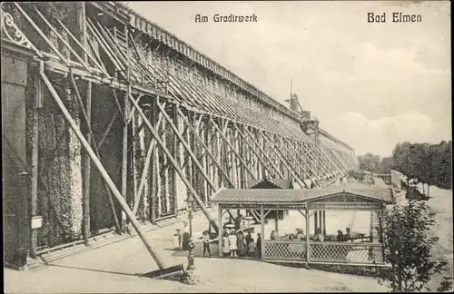 Ak Bad Elmen Salzelmen Schönebeck an der Elbe, Am Gradirwerk