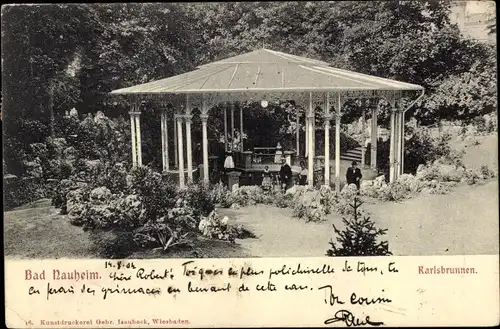 Ak Bad Nauheim in Hessen, Karlsbrunnen