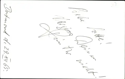 Ak Schauspieler Günther George, Portrait, Autogramm