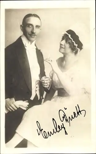 Foto Ak Emley Duett, Tanzduo, Autogramm