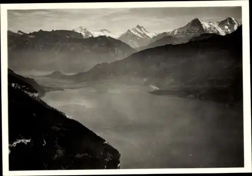 Sammelbild Zeppelin Weltfahrten II. Buch Serie Schweizer Fahrten Bild 84, Thunersee