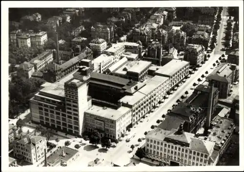 Sammelbild Zeppelin Weltfahrten II. Buch Serie Deutschland Fahrt Bild 153, Dresden Zigarettenfabrik