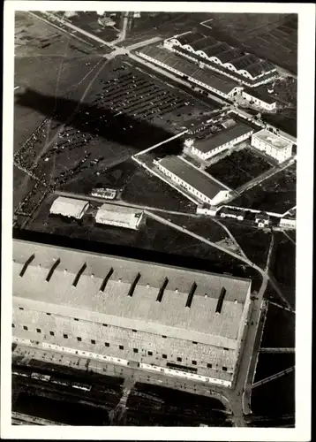 Sammelbild Zeppelin Weltfahrten II. Buch Serie Rom Fahrt 1933 Bild 138, Rom, Flugplatz Ciampiono