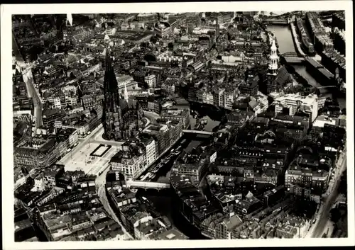 Sammelbild Zeppelin Weltfahrten II. Buch Serie Deutschland Fahrt 1933 Bild 141, Hamburg