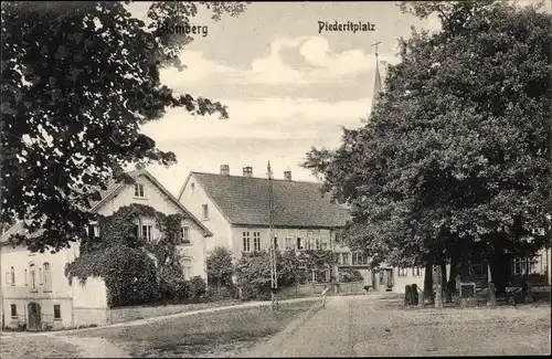 Ak Blomberg im Kreis Lippe, Piederitplatz