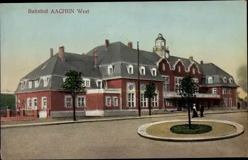 Ak Aachen in Nordrhein Westfalen, Bahnhof West