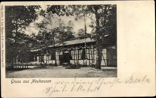 Ak Gurjewsk Neuhausen Ostpreußen, Gasthaus