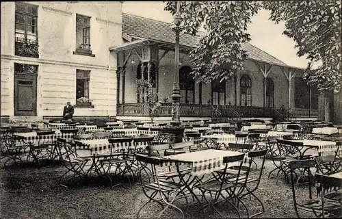 Ak Ronheide Aachen in Nordrhein Westfalen, Waldrestaurant, Veranda