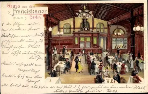 Litho Berlin Mitte, Franziskaner Restaurant, Bogen 4
