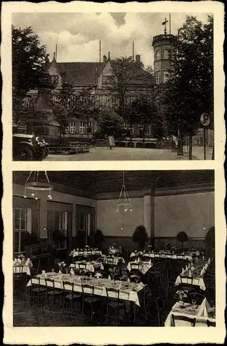 Ak Horn Bad Meinberg Nordrhein Westfalen, Hotel Restaurant Ratskeller