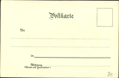 Litho Bayern, Frau in typischer Tracht, Alpen