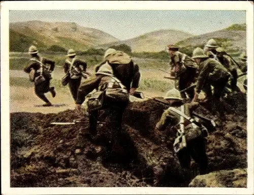 Sammelbild Der Weltkrieg 1915, Italien, Dardanellen, Orient Nr. 58, Englischer Angriff