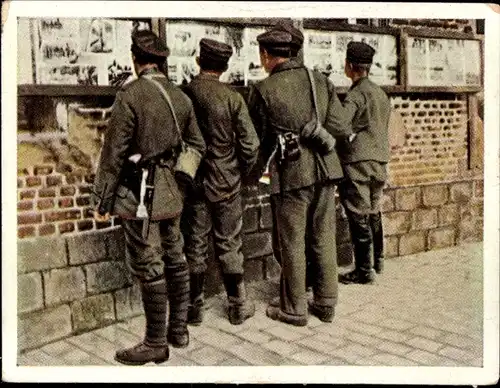 Sammelbild Der Weltkrieg 1914/18, Hinter der Front Nr. 220, Heeresbericht