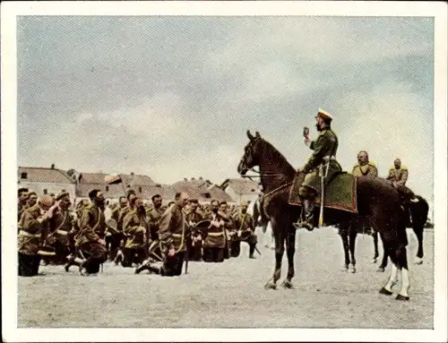 Sammelbild Der Weltkrieg 1915, Die große Offensive gegen Russland Nr. 50, Zar Nikolaus