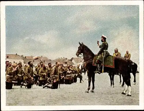 Sammelbild Der Weltkrieg 1915, Die große Offensive gegen Russland Nr. 50, Zar Nikolaus