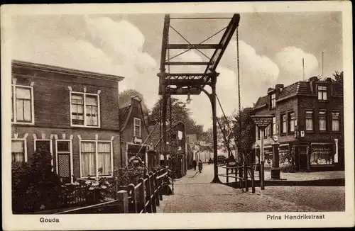 Ak Gouda Südholland Niederlande, Prins Hendrikstraat