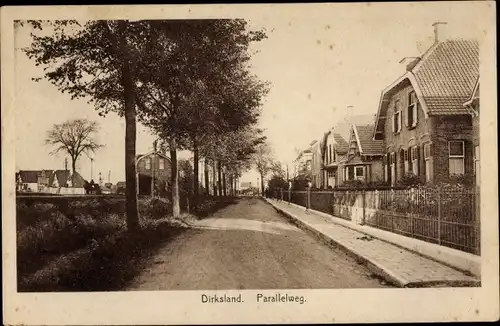 Ak Dirksland Südholland, Parallelweg
