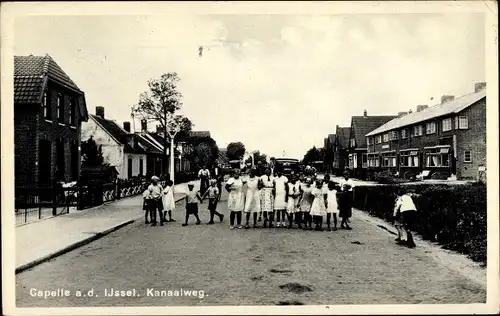 Ak Capelle aan den Ijssel Südholland Niederlande, Kanaalweg