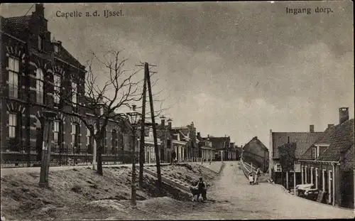 Ak Capelle aan den Ijssel Südholland Niederlande, Dorfpartie