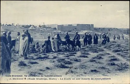 Ak Marokko, Missou, La Kasba ou sont instalies les renseignements