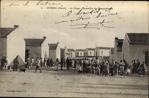 Ak Oudjda Oujda Marokko, Le Camp, Ensemble des Baraquements