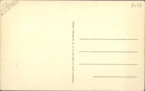 Künstler Ak Daumier,L'Oeuvre de Honoré Daumier, Les Joueurs de billard, Deux amateurs de la banlieue