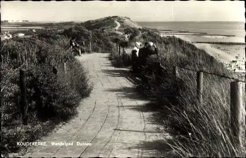 Ak Koudekerke Zeeland, Wandelpad Duinen