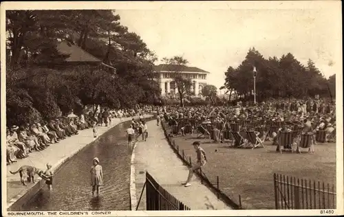 Ak Bournemouth Dorset England, The Childrens Corner