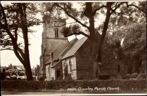 Ak Crawley West Sussex England, Parish Church