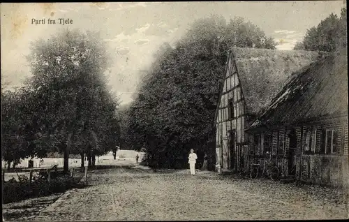 Ak Tjele Dänemark, Straßenpartie