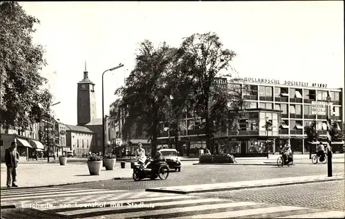 Ak Enschede Overijssel Niederlande, van Loenshof met Stadhuis