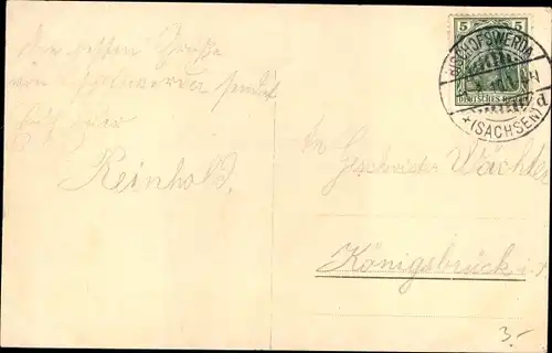 Ak Bischofswerda in Sachsen, Am Mühlteich