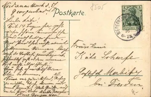 Ak Niederneukirch Neukirch in der Lausitz, Georgenbad am Valtenberg