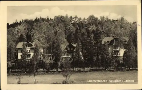 Ak Neukirch in der Lausitz, Ortspartie