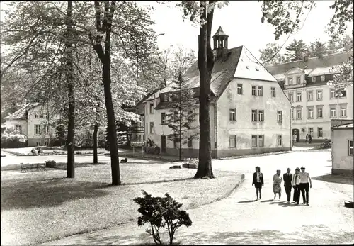 Ak Warmbad Wolkenstein in Sachsen, Bergarbeiter-Sanatorium, Pawlow-Haus