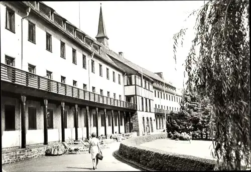 Ak Warmbad Wolkenstein in Sachsen, Bergarbeiter-Sanatorium, Pawlow-Haus