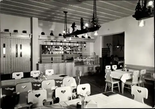 Ak Ehrenfriedersdorf im Erzgebirge, Konsum-Berggaststätte Greifensteine