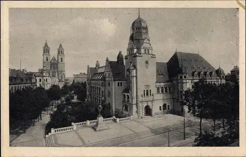 Ak Magdeburg an der Elbe, Kaiser-Friedrich-Museum