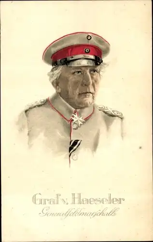 Ak Generalfeldmarschall Graf von Haeseler