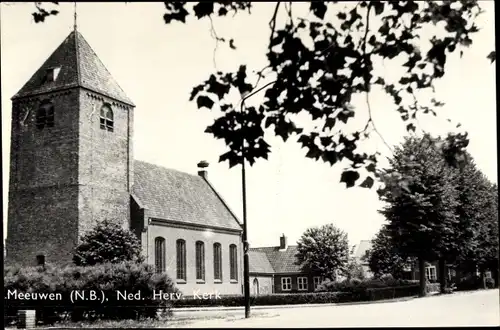 Ak Meeuwen Nordbrabant Niederlande, Ned. Herv. Kerk