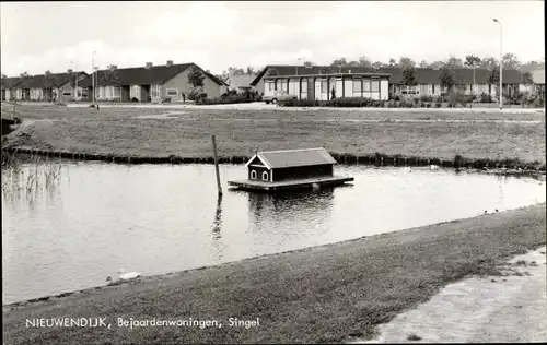 Ak Nieuwendijk Nordbrabant, Bejaardenwoningen, Singel