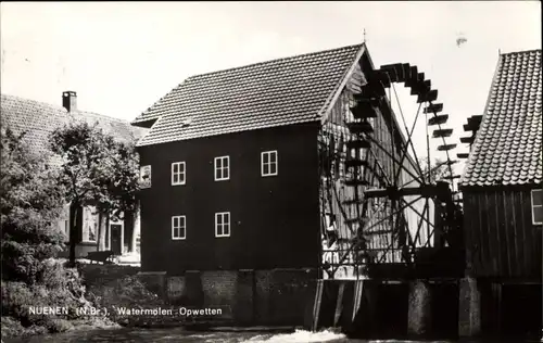 Ak Nuenen Nordbrabant, Watermolen, Opwetten