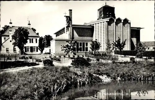 Ak Luyksgestel Nordbrabant, R. K. Kerk St. Martinus