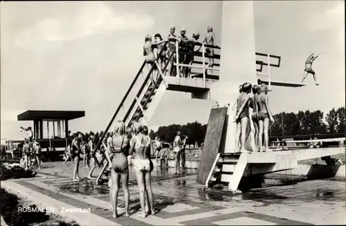 Ak Rosmalen Nordbrabant Niederlande, Zwembad