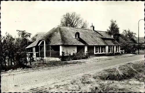 Ak Lage Mierde Nordbrabant, Dorpsstraat, Haus