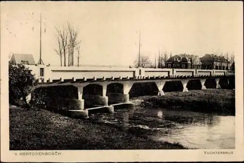 Ak 's Hertogenbosch Nordbrabant Niederlande, Vuchterbrug