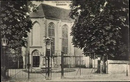 Ak Ginneken en Bavel Nordbrabant, Protestantsche Kerk