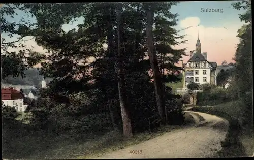 Ak Sulzburg im Markgräflerland Baden Schwarzwald, Gebäude Außenansicht